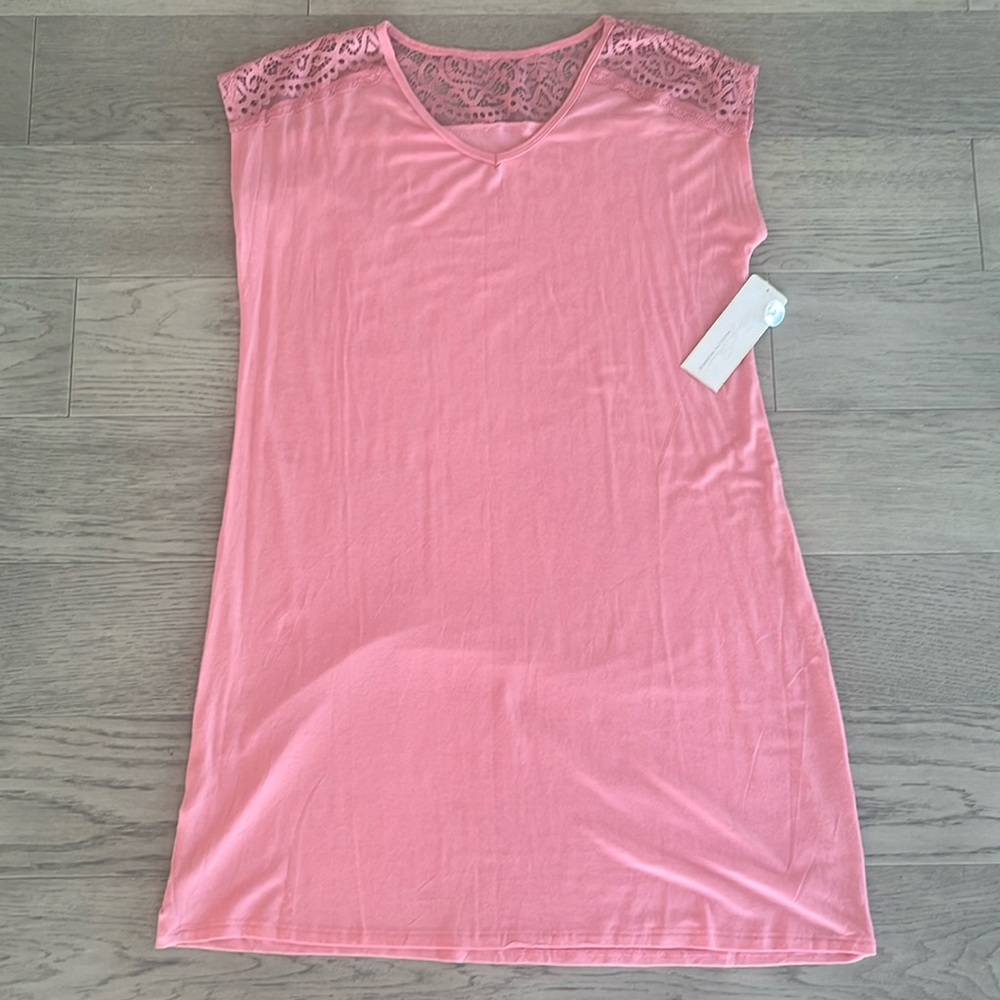 Marilyn Monroe Short Sleeve T-Shirt Dress Pink Size Medium